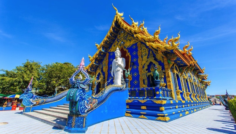 Templo Azul Chiang Rai - Grupo Privado de Journeys de 15 Personas.